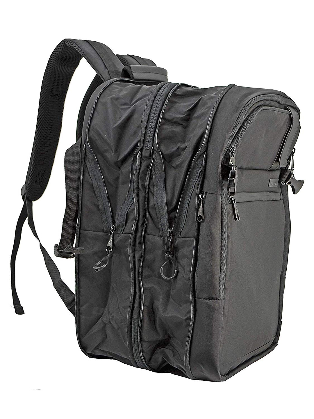 1 Like No Other Expandable Travel Backpack In Black 1 Like No Other Expandable Travel Backpack In Black