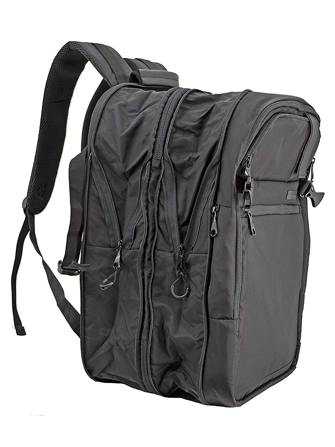 1 Like No Other Expandable Travel Backpack In Black 1 Like No Other Expandable Travel Backpack In Black