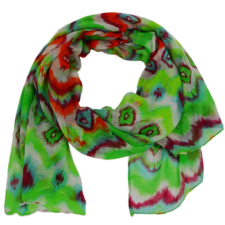 Rain Abstract Print Scarf