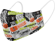 Basketball printed mask for Kids