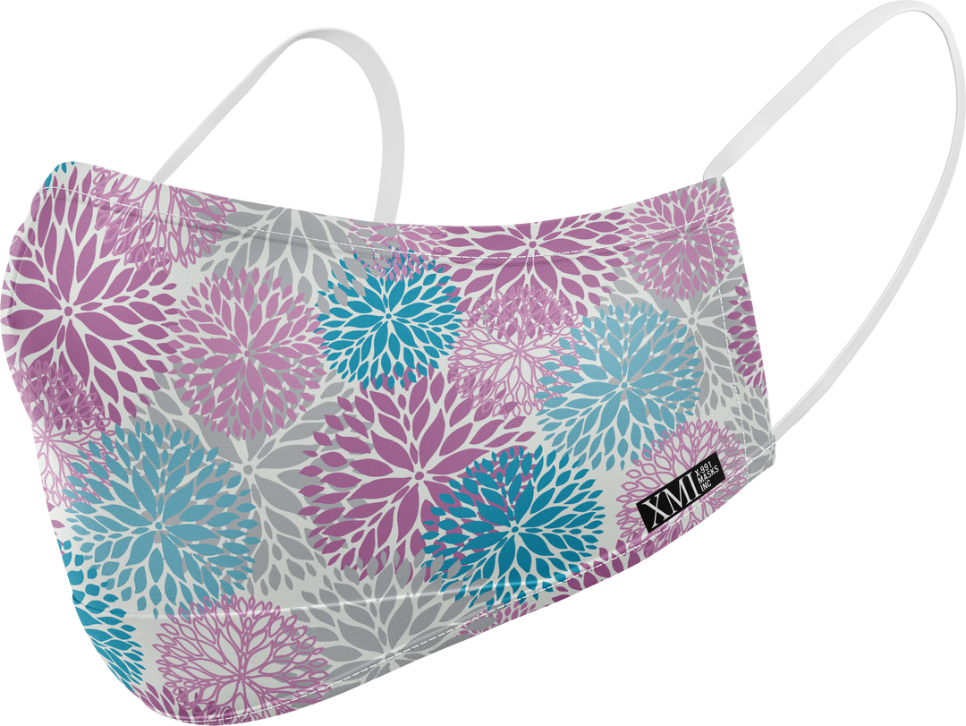 Zinnia Floral printed mask