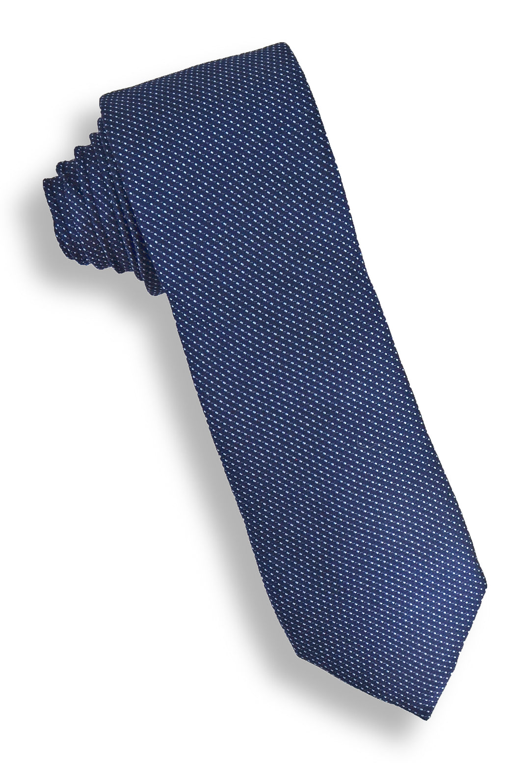 XMI Dot Stitch Platinum Tie