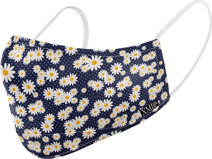 Daisy Floral printed mask for Kids