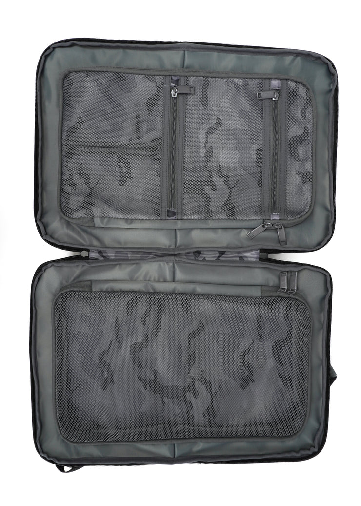 ネット正規店 Duchamp Getaway Expandable Carry-On Backpack Suitcase (Navy) ファッション 