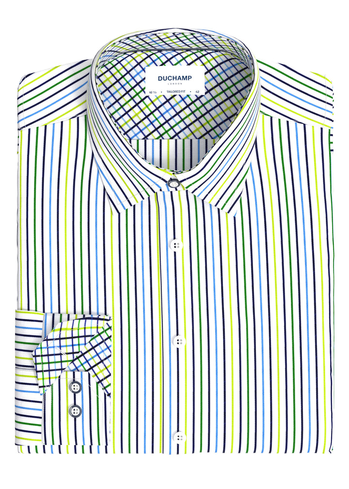 Duchamp London Stripe Dress Shirt
