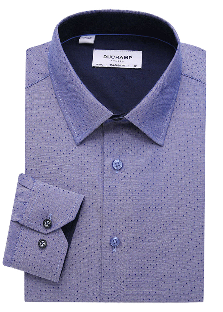 Duchamp London Dot Dress Shirt
