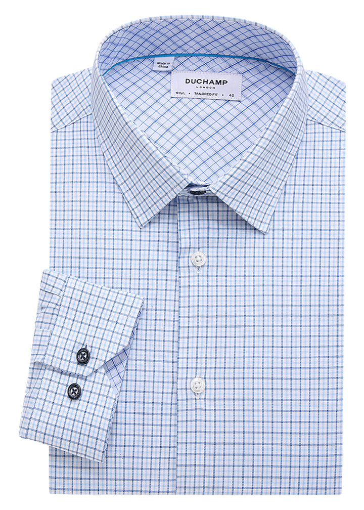 Duchamp London Check Dress Shirt