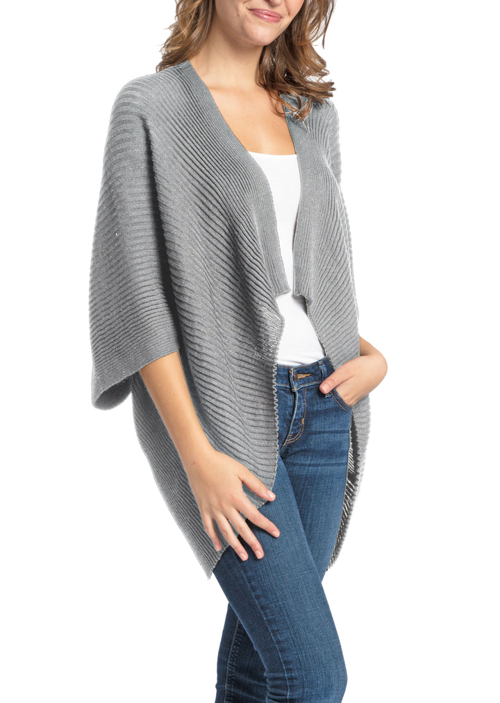 Save the Ocean Recycled Grey Knit Kimono