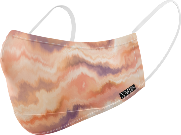 Marbled printed mask