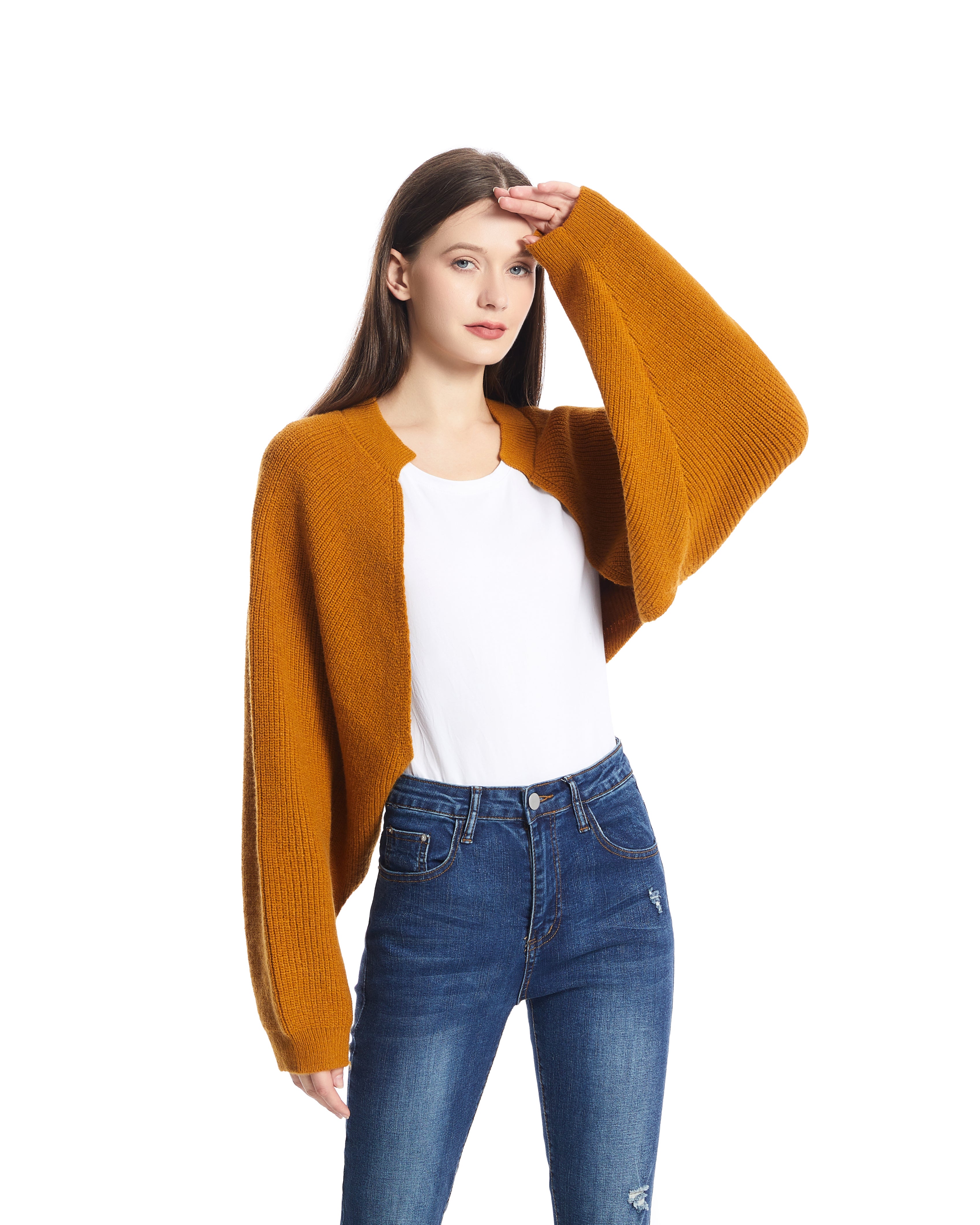 Roffe Ribbed Knit Shrug – SHOP ROFFE