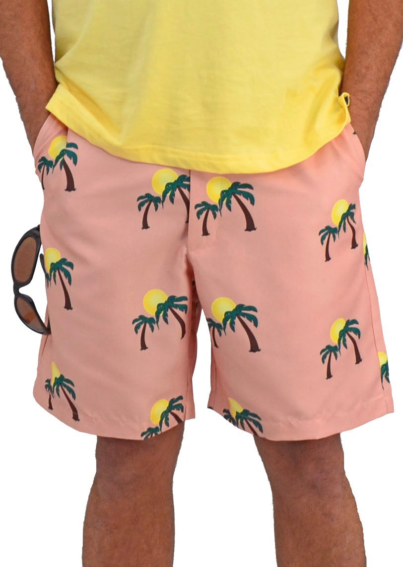 Bermuda Styles Short with allover Palm Trees
