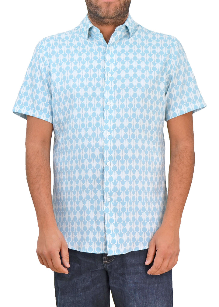 Save the Ocean Stingray Short Sleeve Casual Shirt