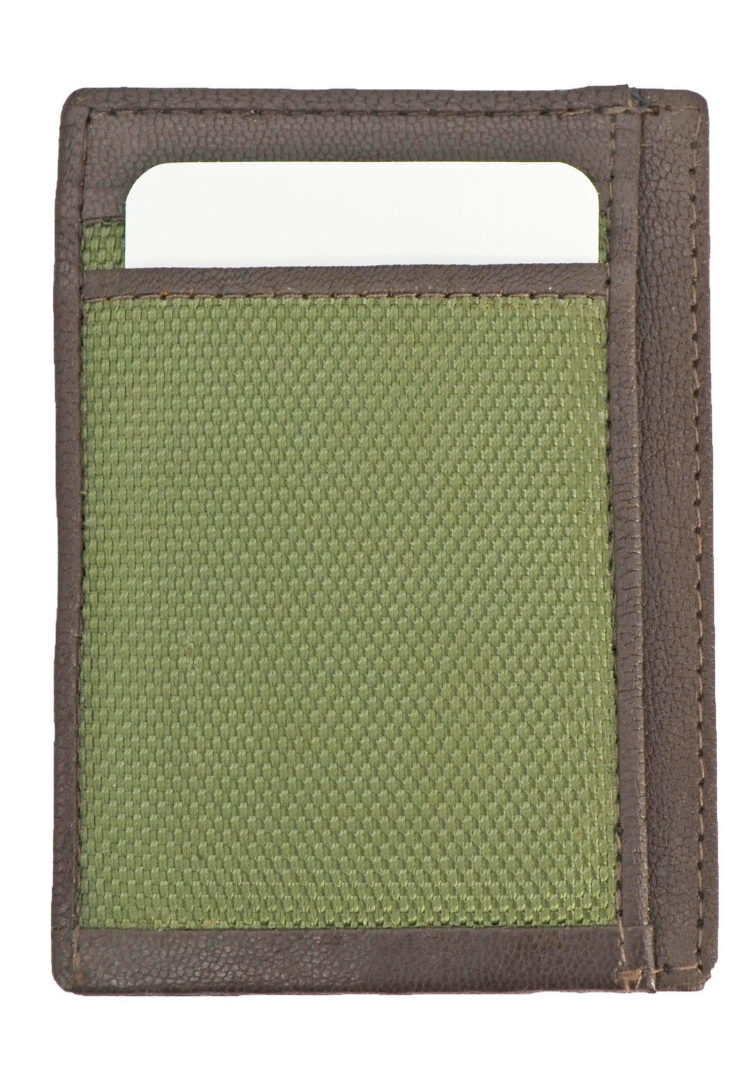 Save the Ocean Recycled Olive Front Pocket Wallet