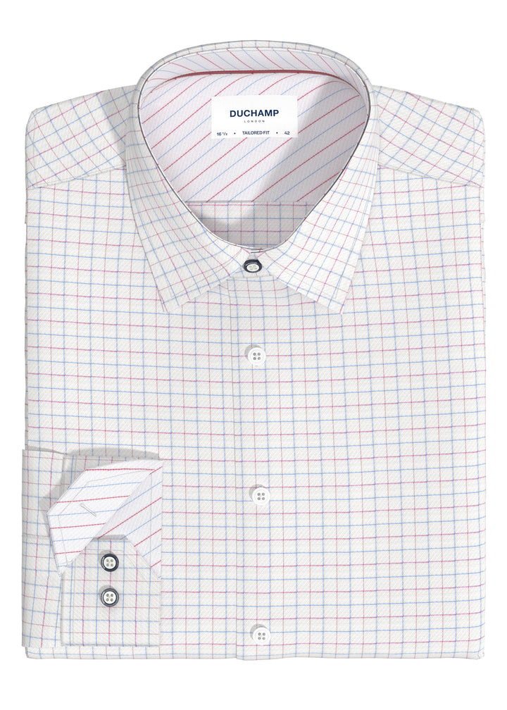 Duchamp London Check Dress Shirt